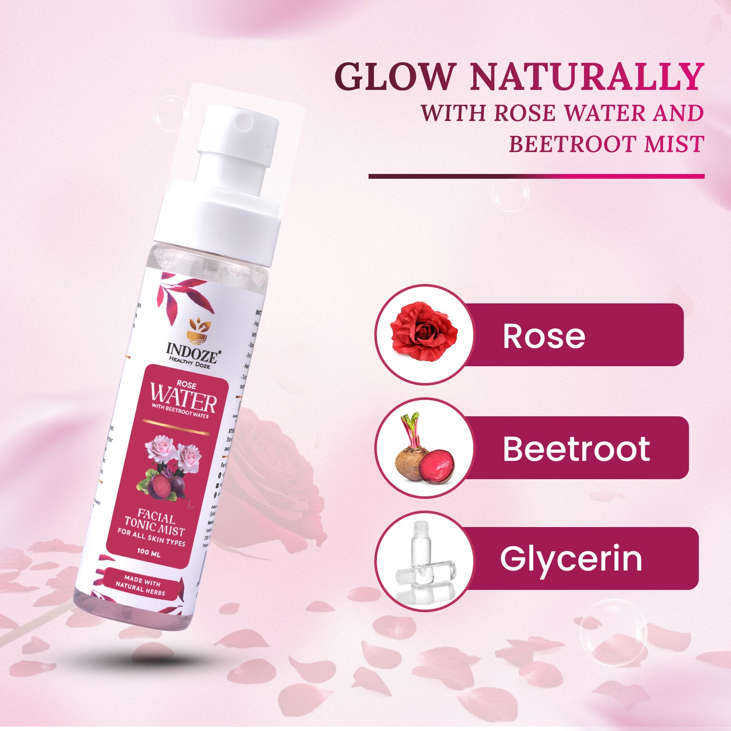 Pure Rose Water - 100 ml