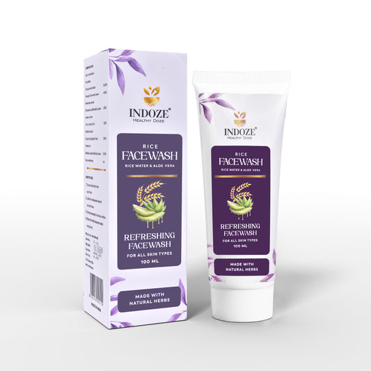 Indoze Refreshing Rice Face Wash