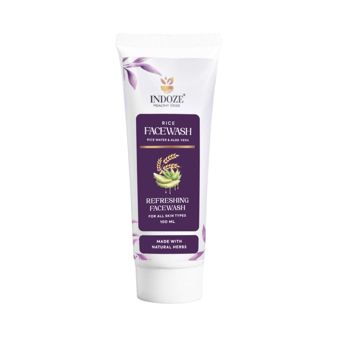 Indoze Refreshing Rice Face Wash