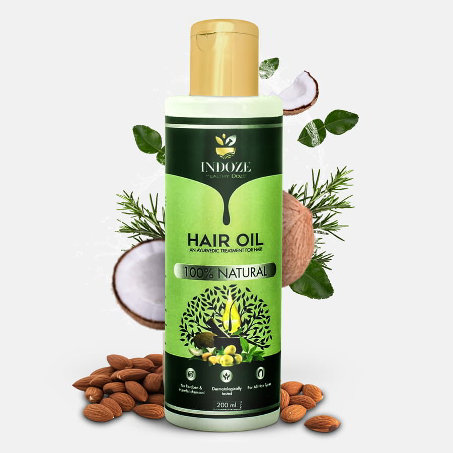 Indoze : Perfect Hair Care Combo (Hair Oil + Hair Serum + Hair Shampoo