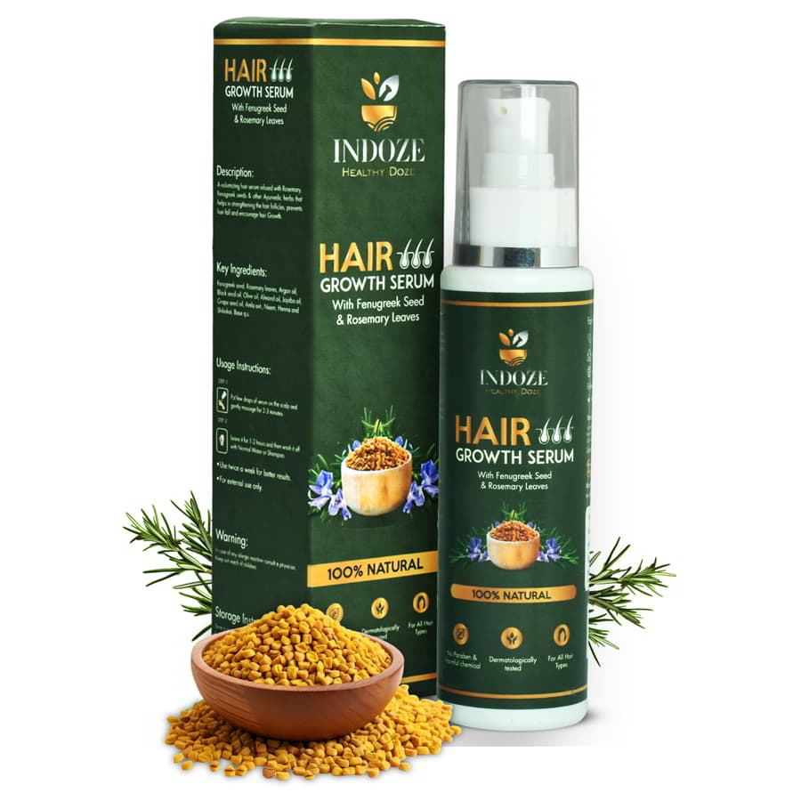Indoze : Perfect Hair Care Combo (Hair Oil + Hair Serum + Hair Shampoo