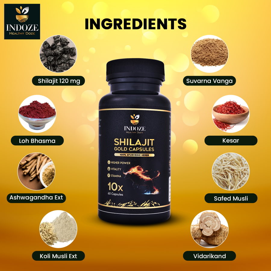 Shilajit Gold Capsules - 60 Capsules