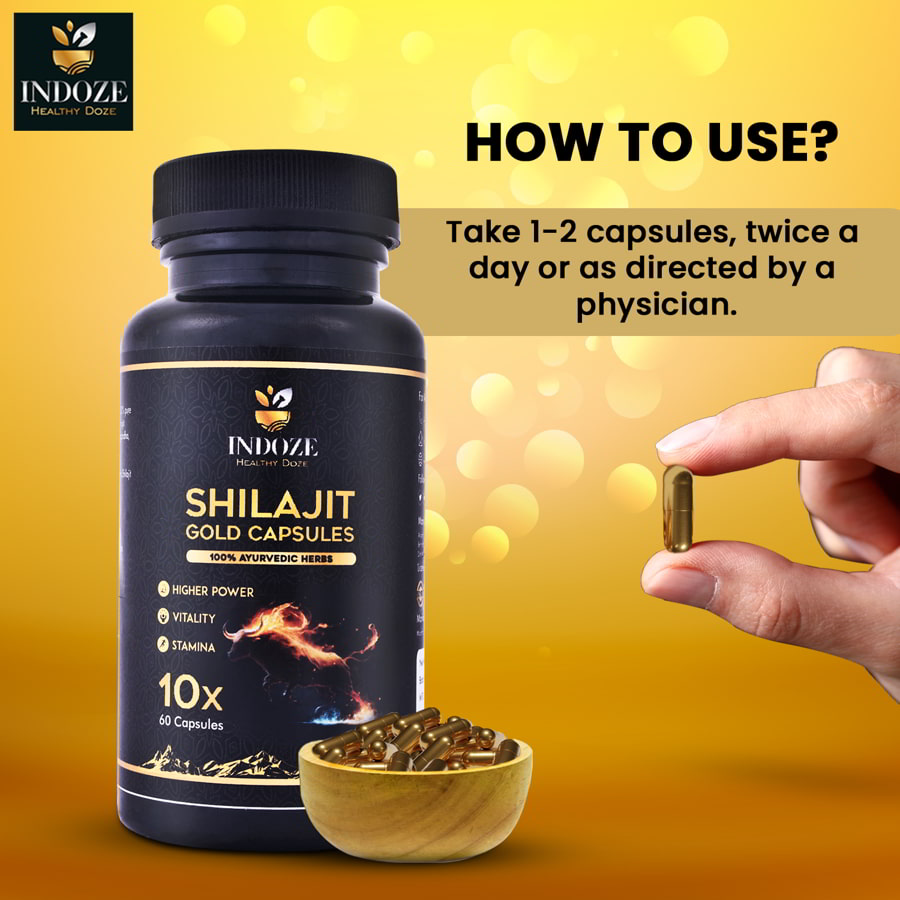 Shilajit Gold Capsules - 60 Capsules – Indoze