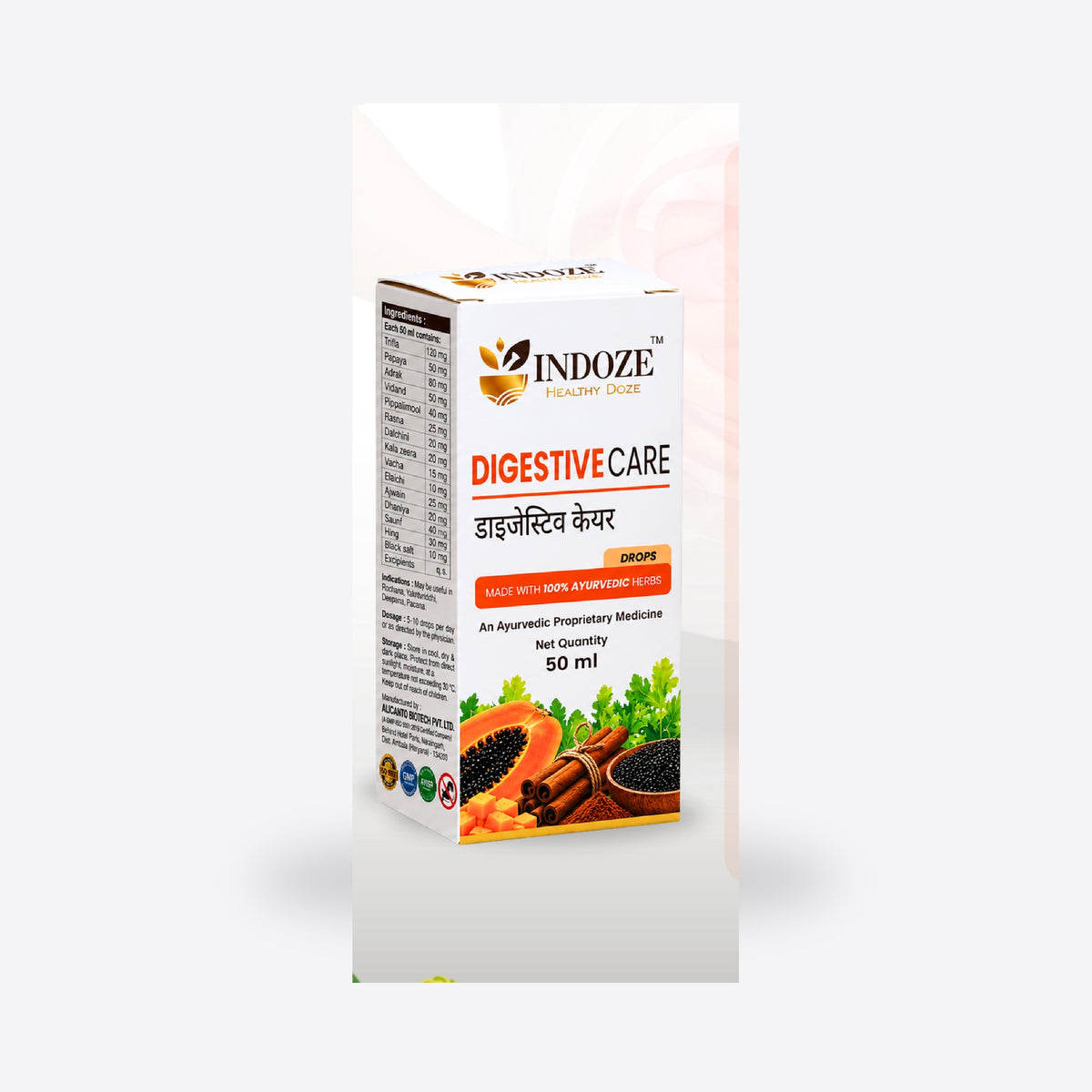 Indoze Digestive Care Drops — professional product image 5