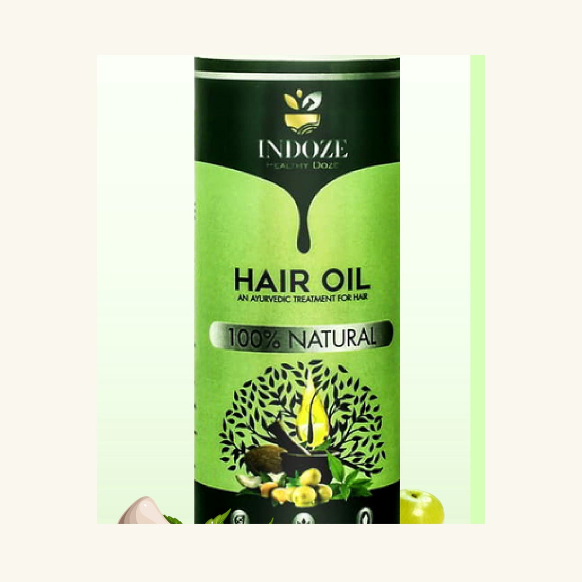 Indoze Ayurvedic Hair Oil 200ml — professional image 4
