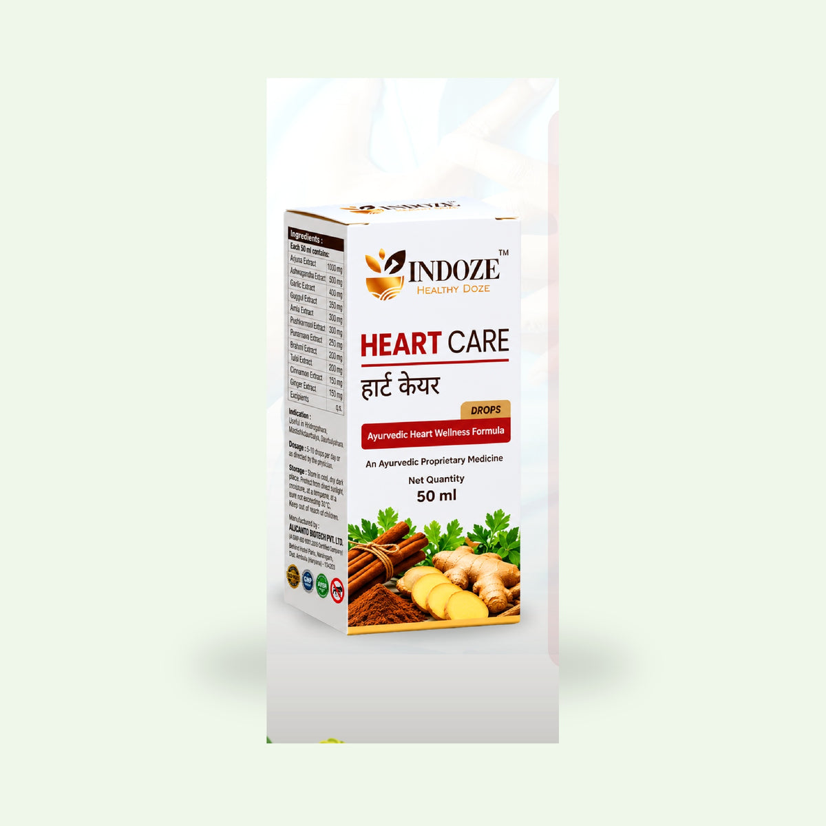 Indoze Heart Care Drops — professional product image 3