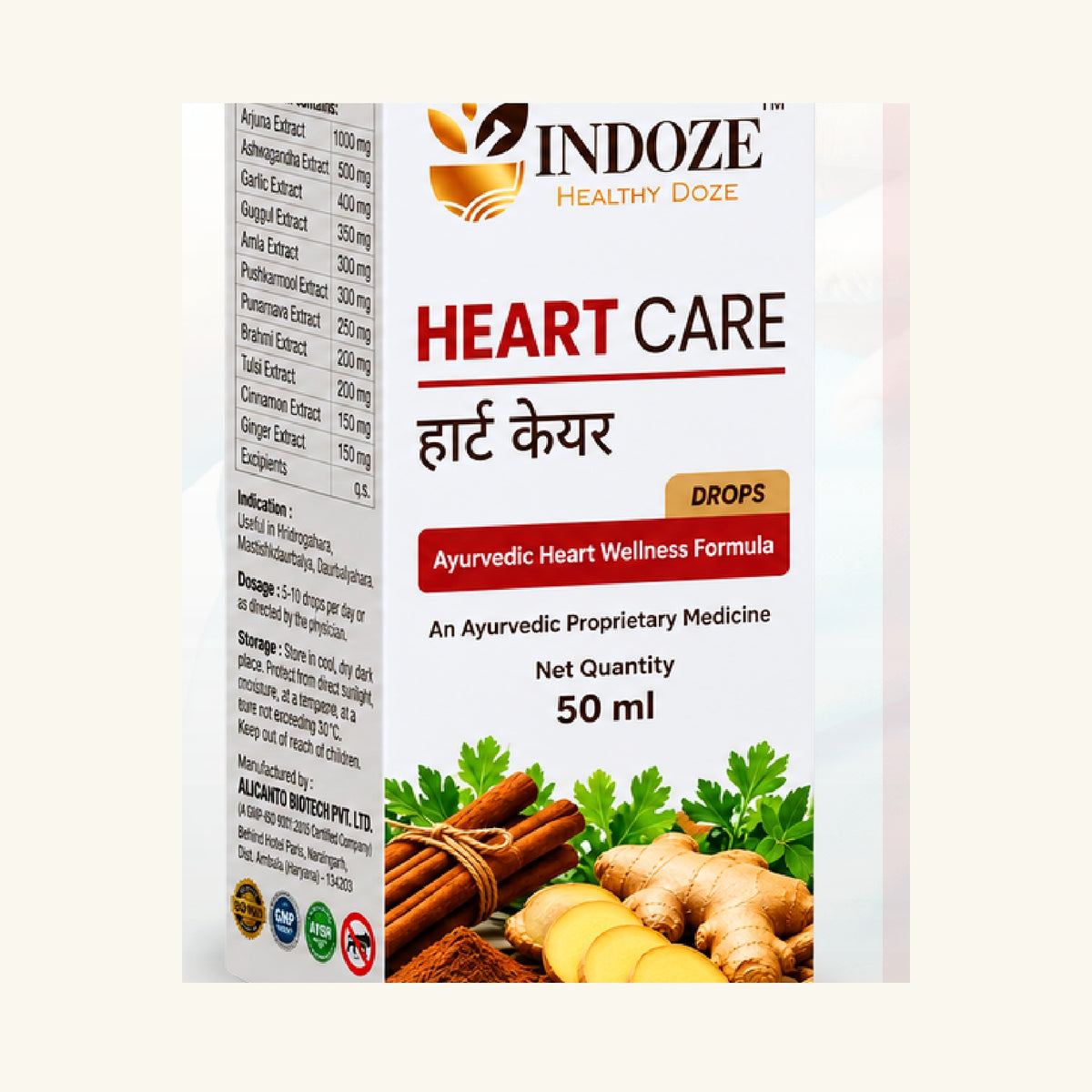 Indoze Heart Care Drops — professional product image 4